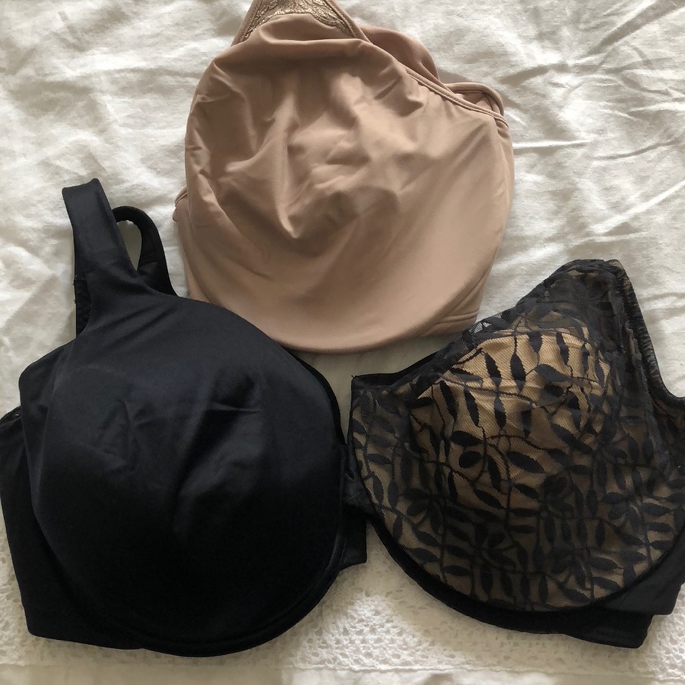 3 Underwire Bras - Bali, Vanity Fair, Olga